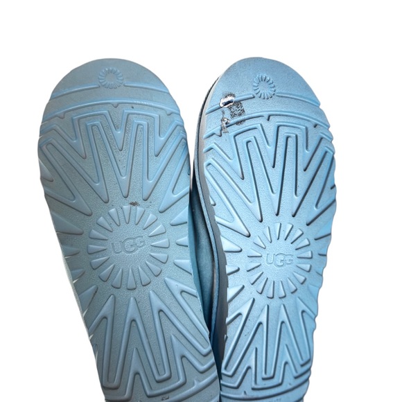 UGG Tasman Light Blue Suede Slip-Ons - Picture 5 of 5
